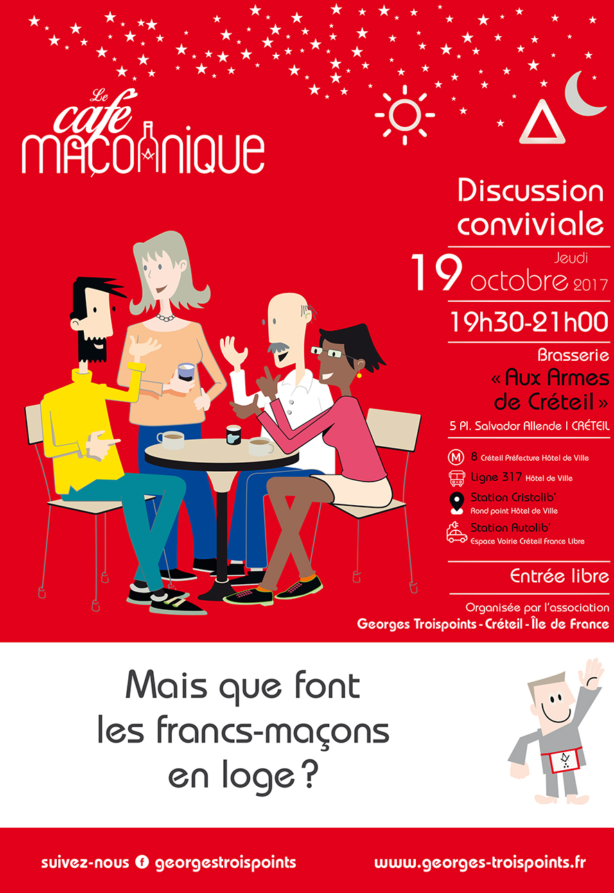 Café maçonnique à Créteil - 19 octobre 2017